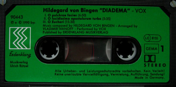 Album herunterladen VOX - Diadema Hildegard Von Bingen