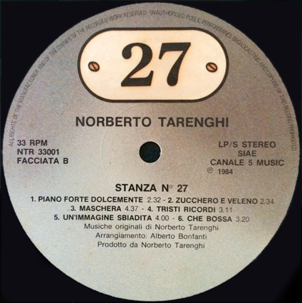 Album herunterladen Norberto Tarenghi - Stanza N 27