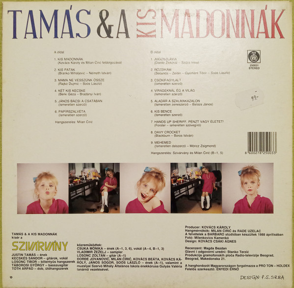 baixar álbum Tamás & A Kis Madonnák - Anyu Te Is Voltál Kis Tini