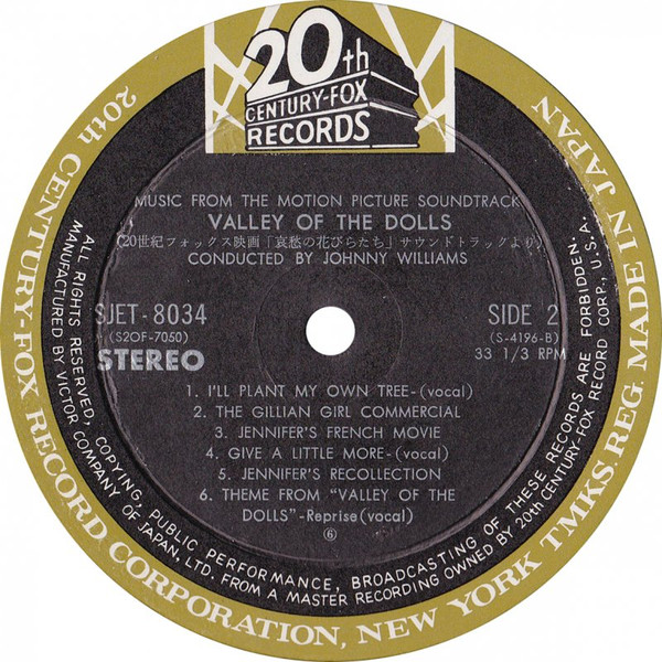 descargar álbum John Williams , Dory Previn, André Previn - Valley Of The Dolls