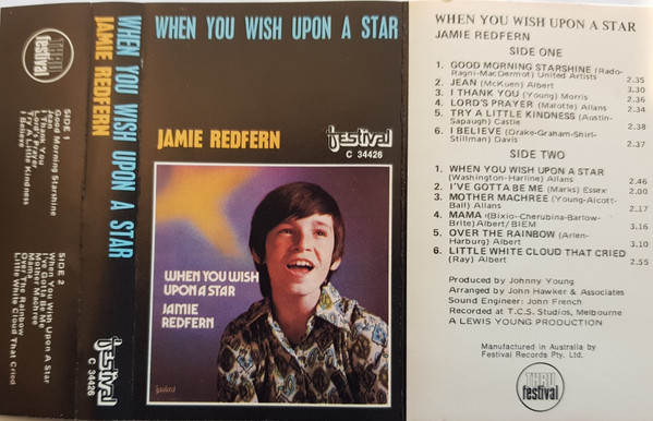 Jamie Redfern – When You Wish Upon A Star (1971, Vinyl) - Discogs