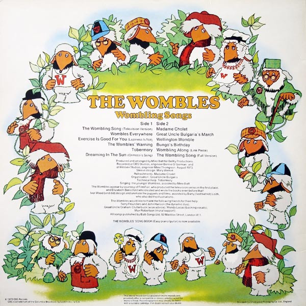 The Wombles - Wombling Songs (1973) LTk4MTEuanBlZw