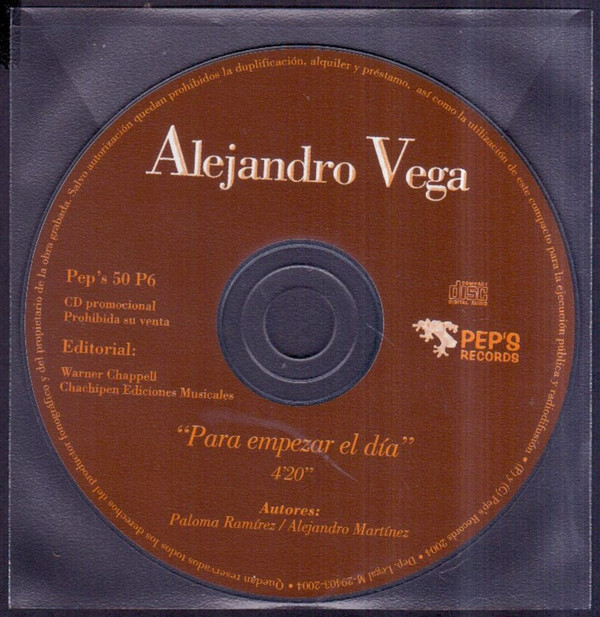 Album herunterladen Alejandro Vega - Para Empezar El Día