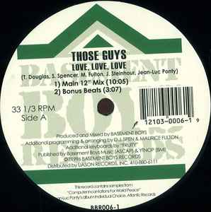 Those Guys - Love, Love, Love album cover