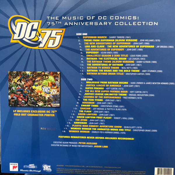 Various - The Music Of DC Comics: 75th Anniversary Collection | Music On Vinyl (MOVATM283) - 3