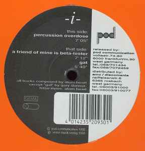 i – Percussion Overdose (1992, Vinyl) - Discogs