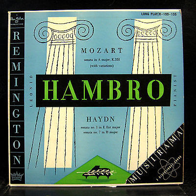 lataa albumi Leonid Hambro - Mozart Sonata In A Major K 331 With Variations Haydn Sonata No 1 In E Flat Major Sonata No 7 In D Major