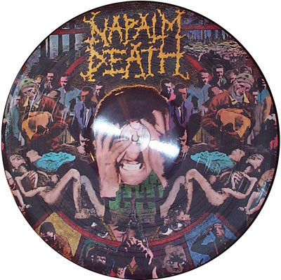 Napalm Death – From Enslavement To Obliteration (1990, Vinyl