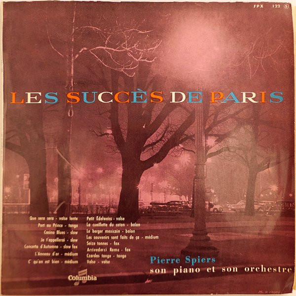 Pierre Spiers Et Son Orchestre – Musique Douce (1954, Vinyl) - Discogs