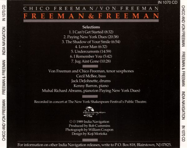 télécharger l'album Chico Freeman Von Freeman - Freeman Freeman