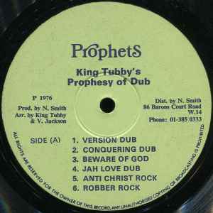 Yabby You - King Tubby's Prophesy Of Dub