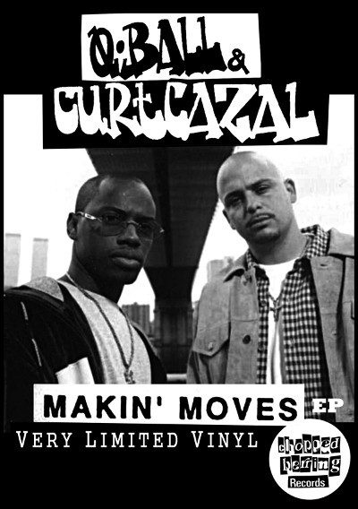 Q∙Ball & Curt Cazal – Makin Moves EP (2013, Black and Pink swirl 