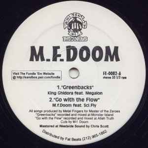MF Doom - Greenbacks / Go With The Flow album cover