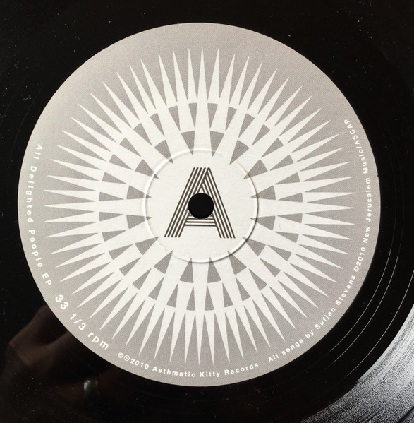 Sufjan Stevens – All Delighted People EP (2010, Vinyl) - Discogs