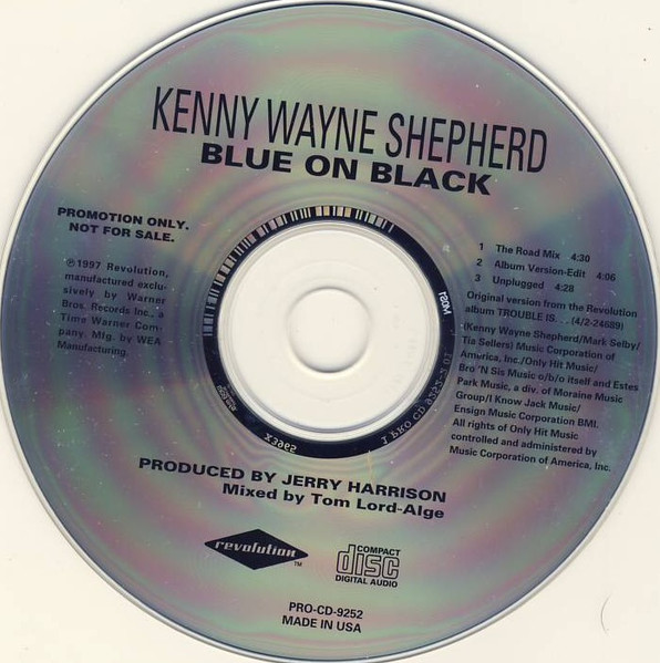 Kenny Wayne Shepherd – Blue On Black (1998, CD) - Discogs