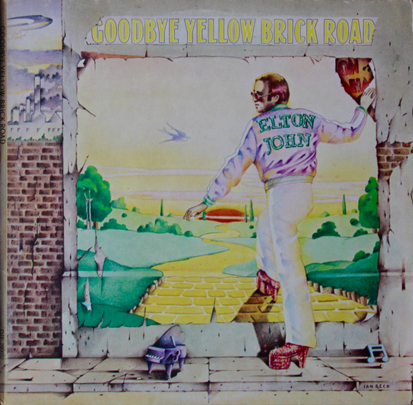 Обложка конверта виниловой пластинки Elton John - Goodbye Yellow Brick Road