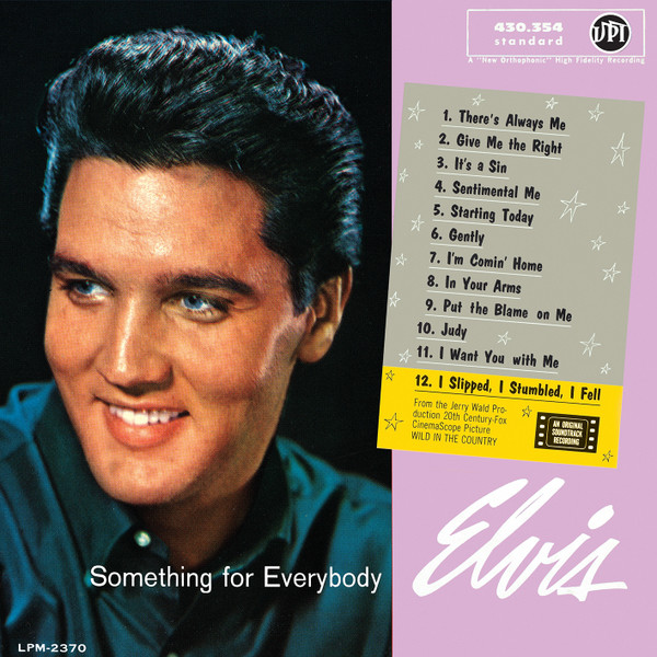 Elvis Presley – Something For Everybody (2016, Pink Vinyl, Vinyl