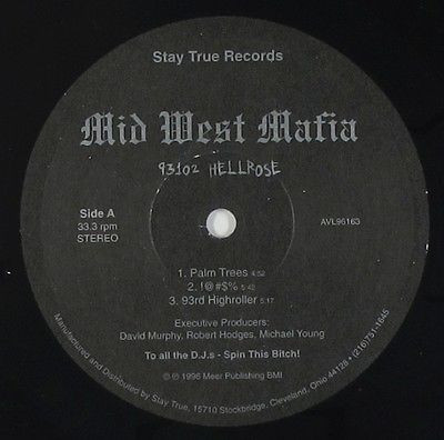 Mid West Mafia – 93102 Hellrose (1996, CD) - Discogs