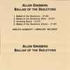 Allen Ginsberg - The Ballad Of The Skeletons