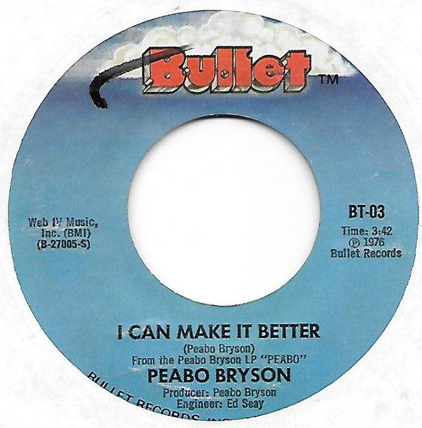 Peabo Bryson – I Can Make It Better (1976, Vinyl) - Discogs