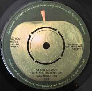 Another Day / Oh Woman Oh Why (Vinyl, 7