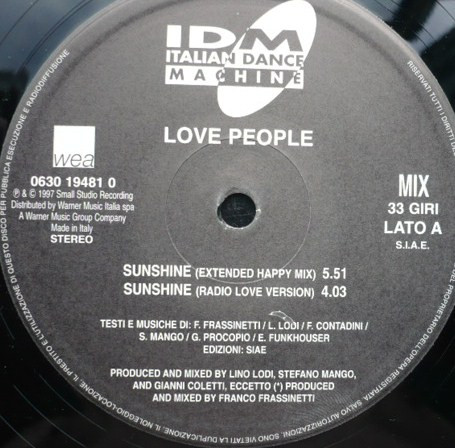 lataa albumi Love People - Sunshine