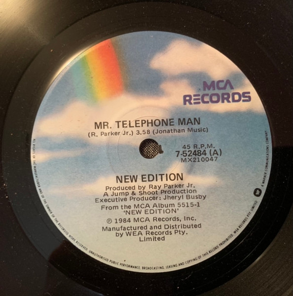 New Edition – Mr. Telephone Man (1984, Vinyl) - Discogs