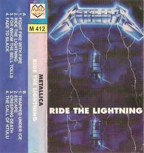 Metallica – Ride The Lightning (Cassette) - Discogs