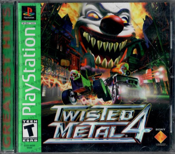 Twisted Metal 4 (Sony PlayStation 1, 1999) IV PS1 PSOne PSX 2 3 CIB  711719456025