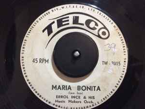 The Errol Ince Orchestra - Happy Birthday Polka / Maria Bonita album cover
