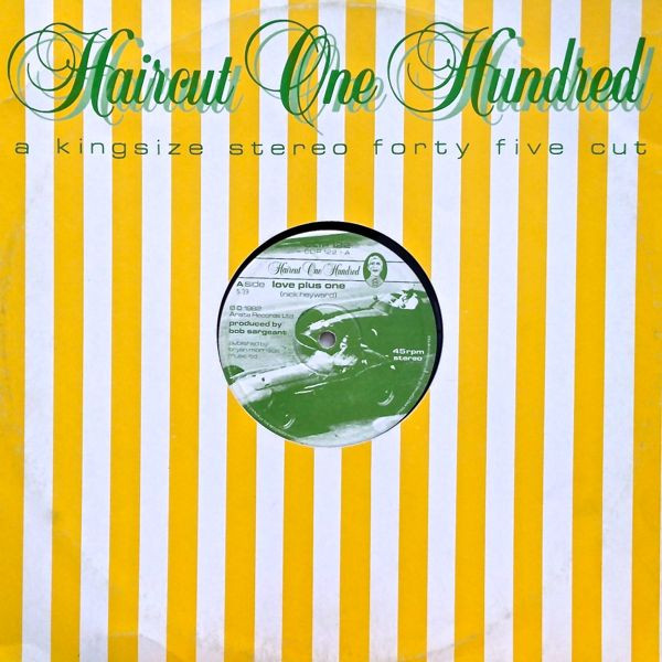 Haircut One Hundred – Love Plus One (1982, Vinyl) - Discogs