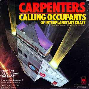 Carpenters - Calling Occupants Of Interplanetary Craft (The Recognized Anthem Of World Contact Day) album cover