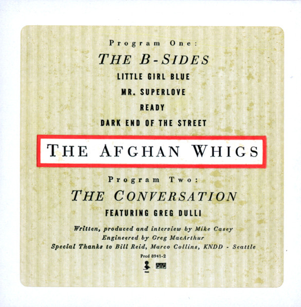 The Afghan Whigs The B Sides The Conversation 1994 CD Discogs