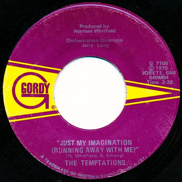 The Temptations Just My Imagination Running Away With Me 1971 Vinyl Discogs