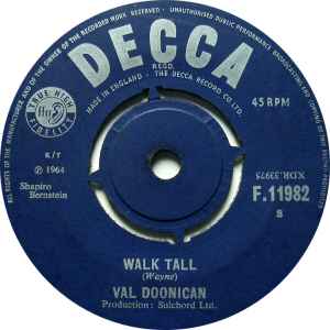 Walk Tall (Vinyl, 7