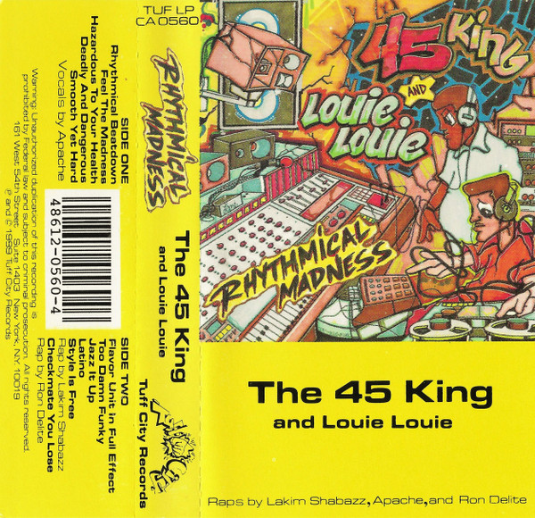 The 45 King & Louie Louie – Rhythmical Madness (1989, Black Shell