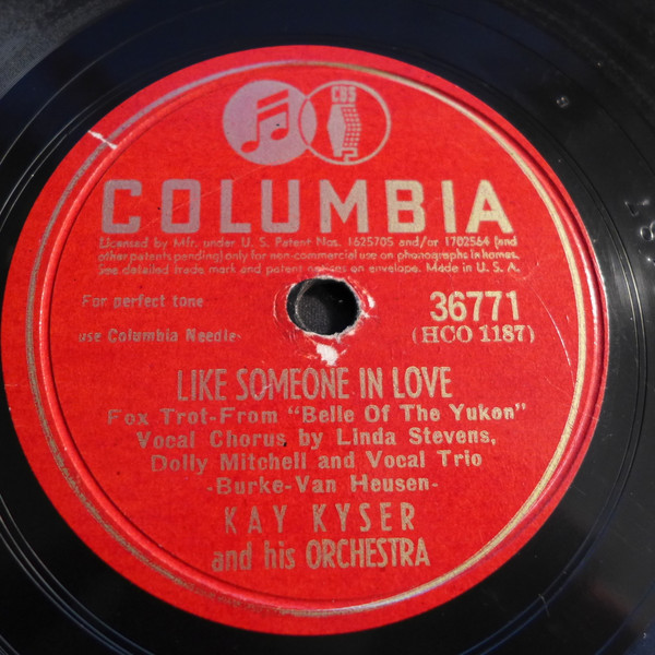 baixar álbum Kay Kyser And His Orchestra - Like Someone In Love Ac cent tchu ate The Positive