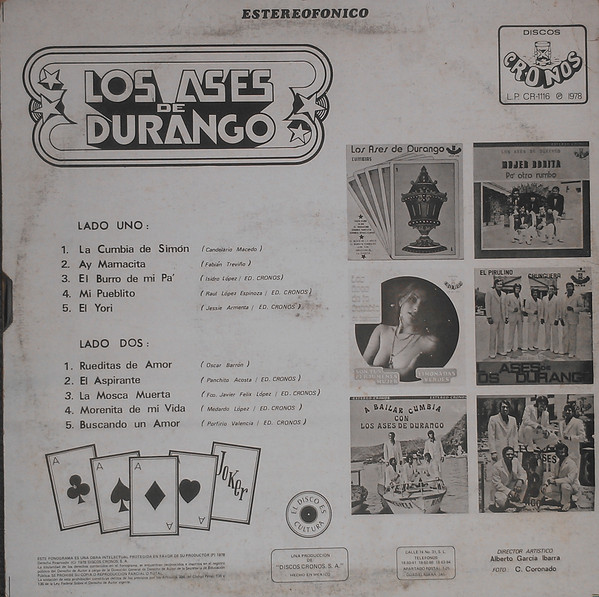 Album herunterladen Los Ases De Durango - La Cumbia de Simón