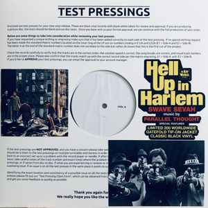 Swave Sevah & Parallel Thought – Hell Up In Harlem (2020, Vinyl