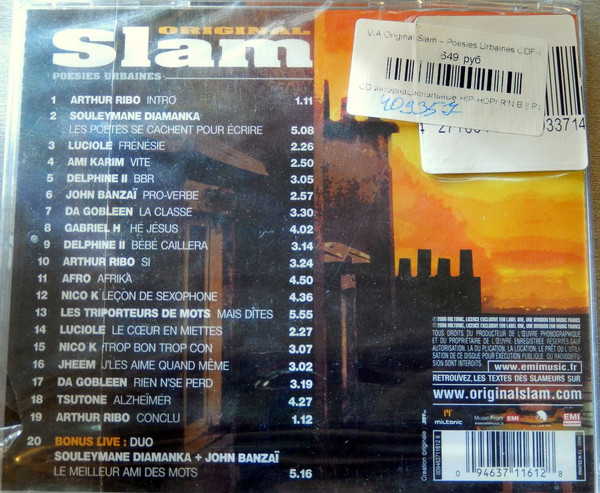 lataa albumi Various - Original Slam Poesies Urbaines