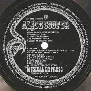 Alice Cooper - Slick Black Limousine