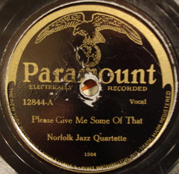 baixar álbum Norfolk Jazz Quartette - Please Give Me Some Of That Oh What Is The Matter Now