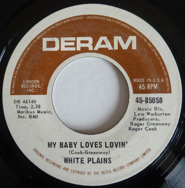 White Plains - My Baby Loves Lovin' | Releases | Discogs