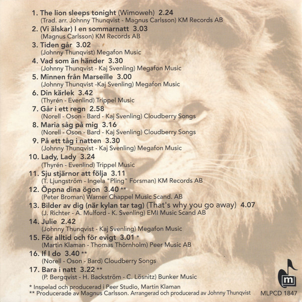 télécharger l'album Barbados - The Lion Sleeps Tonight