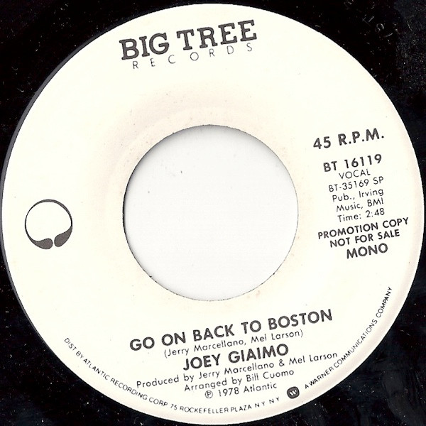 descargar álbum Joey Giaimo - Go On Back To Boston