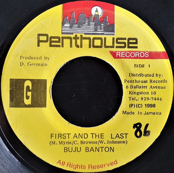 Buju Banton – First And The Last (1998, Vinyl) - Discogs