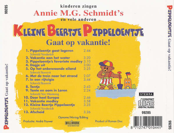 télécharger l'album Annie MG Schmidt - Kinderen Zingen Annie MG Schmidts Kleine Beertje Pippeloentje Gaat Op Vakantie