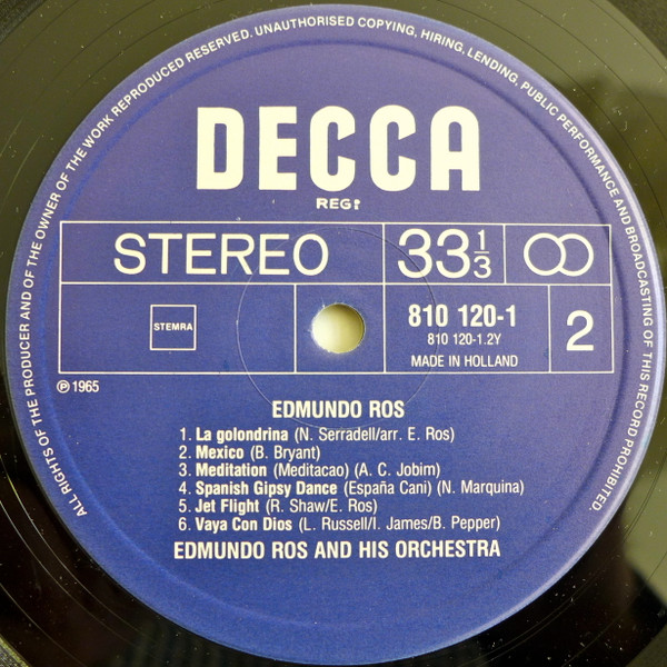 baixar álbum Edmundo Ros & His Orchestra - Edmundo Ros His Orchestra