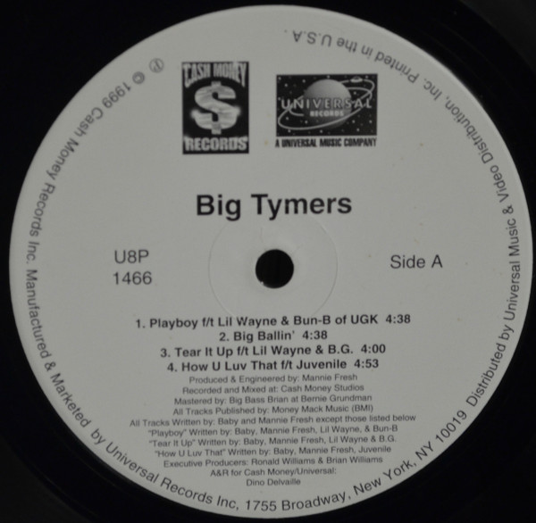 Big Tymers – Big Tymers (1999, Vinyl) - Discogs