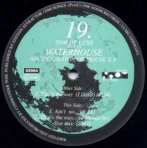 Tom De Luxe - Ma' Definition Of House E.P. album cover